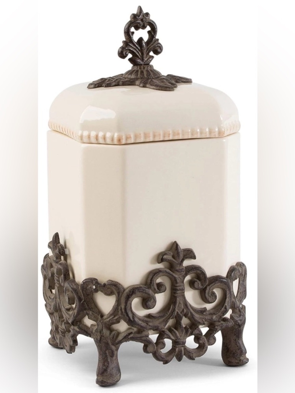 ACANTHUS PROVENCAL SMALL CANISTERS -
CERAMIC KITCHEN STORAGE